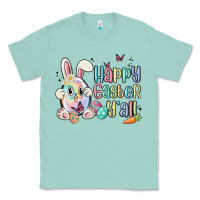 Seafoam happy easter y'all Classic Tee - MaliasSmallBusiness