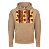 Vintage Coffee ladybug  brushstrokes Vintage Hoodie - BarkalooDesign