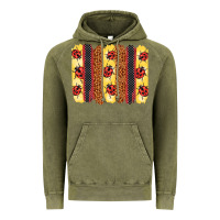 Vintage Olive ladybug  brushstrokes Vintage Hoodie - BarkalooDesign