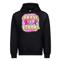 Black brave and strong cancer Urban Hoodie - FaDigitalArtStudio