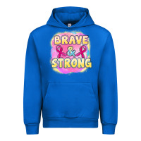 Cobalt brave and strong cancer Urban Hoodie - FaDigitalArtStudio