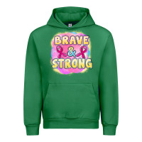 Emerald brave and strong cancer Urban Hoodie - FaDigitalArtStudio