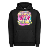 Pigment Black brave and strong cancer Urban Hoodie - FaDigitalArtStudio
