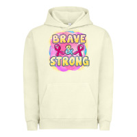 Pigment Pistachio brave and strong cancer Urban Hoodie - FaDigitalArtStudio