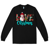 Black love christmas snowman Long Sleeve Tee - JahusDesignShop