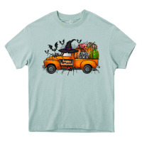 Arona happy halloween truck Heavy Core Tee - CowhideDigitalArt