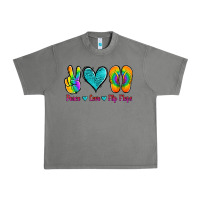 Tornado peace love flips flops Urban Heavy Tee - Jasminsmagicworld
