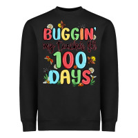 Black buggin my teacher for 100 days Heavyweight Sweatshirt - MaliasSmallBusiness