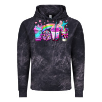 Cloud Black unicorn coffee Vintage Hoodie - Jasminsmagicworld