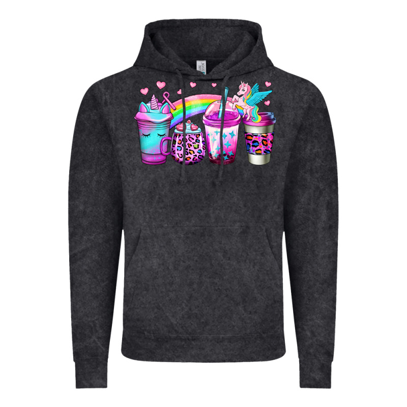Unicorn Coffee Vintage Hoodie by Jasminsmagicworld | Teevron