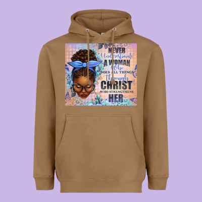 Never Underestimate A Woman Who Does Heavyweight Hoodie Designed By Texasbilliewilder