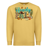 Antique Gold Western howdy Fall Premium Sweatshirt - NancyCooperArtShop