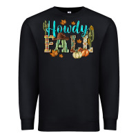 Black Western howdy Fall Premium Sweatshirt - NancyCooperArtShop