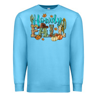 Ocean Blue Western howdy Fall Premium Sweatshirt - NancyCooperArtShop