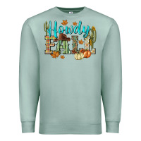 Seafoam Western howdy Fall Premium Sweatshirt - NancyCooperArtShop