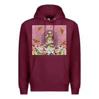 Burgundy my last flying fuck Premium Hoodie - TumblerDesignByShophia