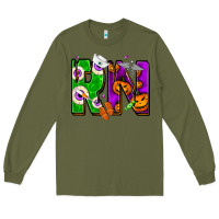 Army Green halloween rn Long Sleeve Tee - NancyCooperArtShop