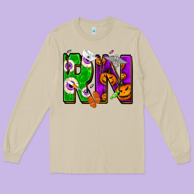 Halloween Rn Long Sleeve Tee Designed By Nancycooperartshop