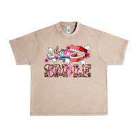 French Oak smile with teeth and brush Urban Heavy Tee - AdoDesignShop