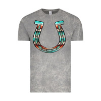 Cloud Rock serape turquoise horseshoe Vintage Tee - Jasminsmagicworld