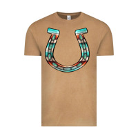 Vintage Camel serape turquoise horseshoe Vintage Tee - Jasminsmagicworld