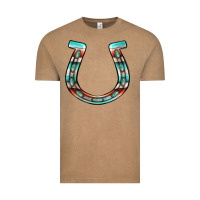 Serape Turquoise Horseshoe Vintage Tee | Teevron