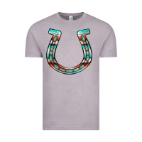 Vintage Zinc serape turquoise horseshoe Vintage Tee - Jasminsmagicworld