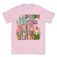 Bubblegum Pink peeps season mode on Classic Tee - MaliasSmallBusiness