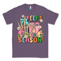 Lavender peeps season mode on Classic Tee - MaliasSmallBusiness