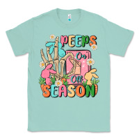 Seafoam peeps season mode on Classic Tee - MaliasSmallBusiness