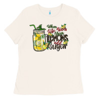 Bone when life gives you lemons add sugar Ladies Tee - SublimationCraftShop