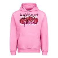 Fuchsia Pink In October we wear pink Breast Cancer Urban Hoodie - FaDigitalArtStudio