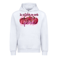 White In October we wear pink Breast Cancer Urban Hoodie - FaDigitalArtStudio