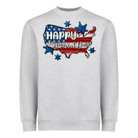 Heather Grey happy memorial day usa Heavyweight Sweatshirt - MaliasSmallBusiness