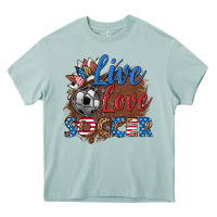 Arona live love soccer Heavy Core Tee - HRA Design Shop