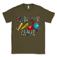 Army Green Teacher Calus Classic Tee - CowhideDigitalArt