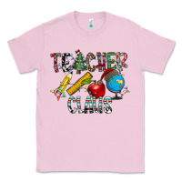 Bubblegum Pink Teacher Calus Classic Tee - CowhideDigitalArt