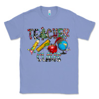 Colony Blue Teacher Calus Classic Tee - CowhideDigitalArt