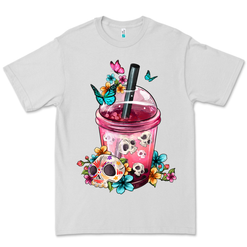 Mexican Day Of The Dead Skulls Coffee Cup Premium Tee by FaDigitalArtStudio | Teevron