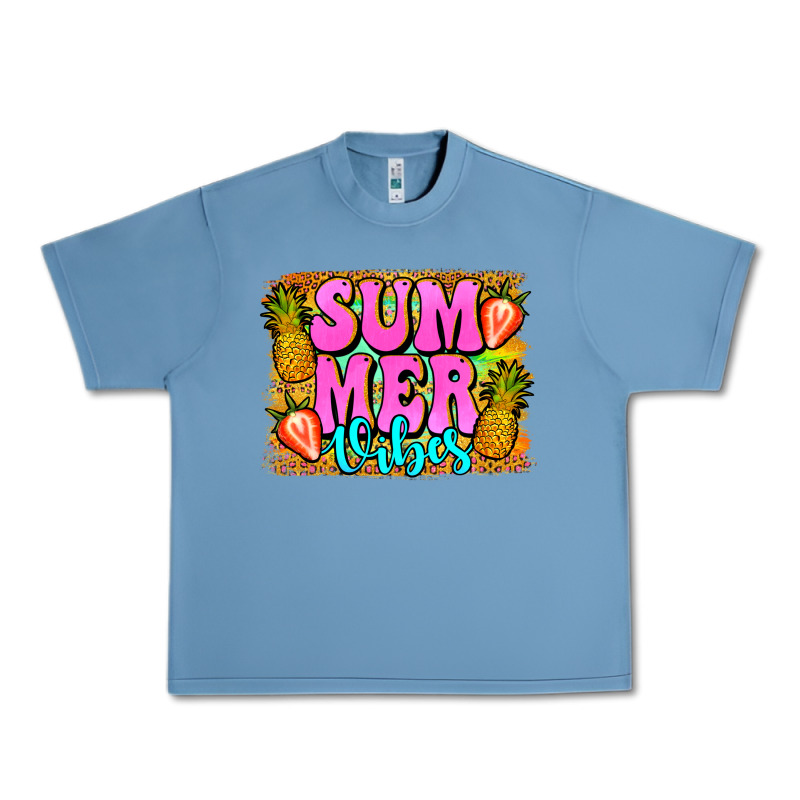 Summer Vibes Leopard Background Urban Heavy Tee by Jasminsmagicworld | Teevron