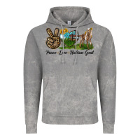Cloud Rock Peace Love Nubian Goat Vintage Hoodie - LillyAllenDesigns