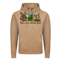 Vintage Coffee Peace Love Nubian Goat Vintage Hoodie - LillyAllenDesigns