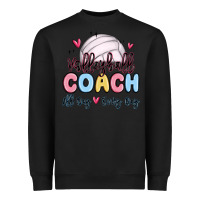 Black volleyball coach all day every day Heavyweight Sweatshirt - MaliasSmallBusiness