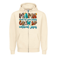 Sandshell mama dont let your babies grow up without jesus Zipper Hoodie - Artiststas