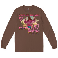 Chestnut whose bed have youre boots been under Long Sleeve Tee - NancyCooperArtShop