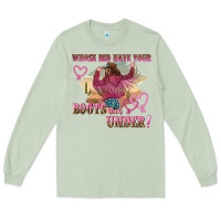 Matcha whose bed have youre boots been under Long Sleeve Tee - NancyCooperArtShop