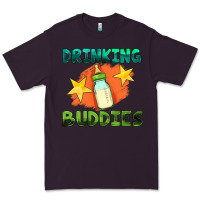 Plum drinking buddies with baby bottle Premium Tee - HRA Design Shop