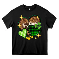 Black St. Patrick's Day hearts Heavy Core Tee - Neo Western