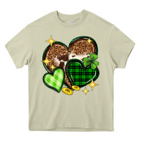 Mossy St. Patrick's Day hearts Heavy Core Tee - Neo Western