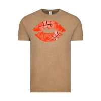 Vintage Coffee basketball lips Vintage Tee - AdoDesignShop